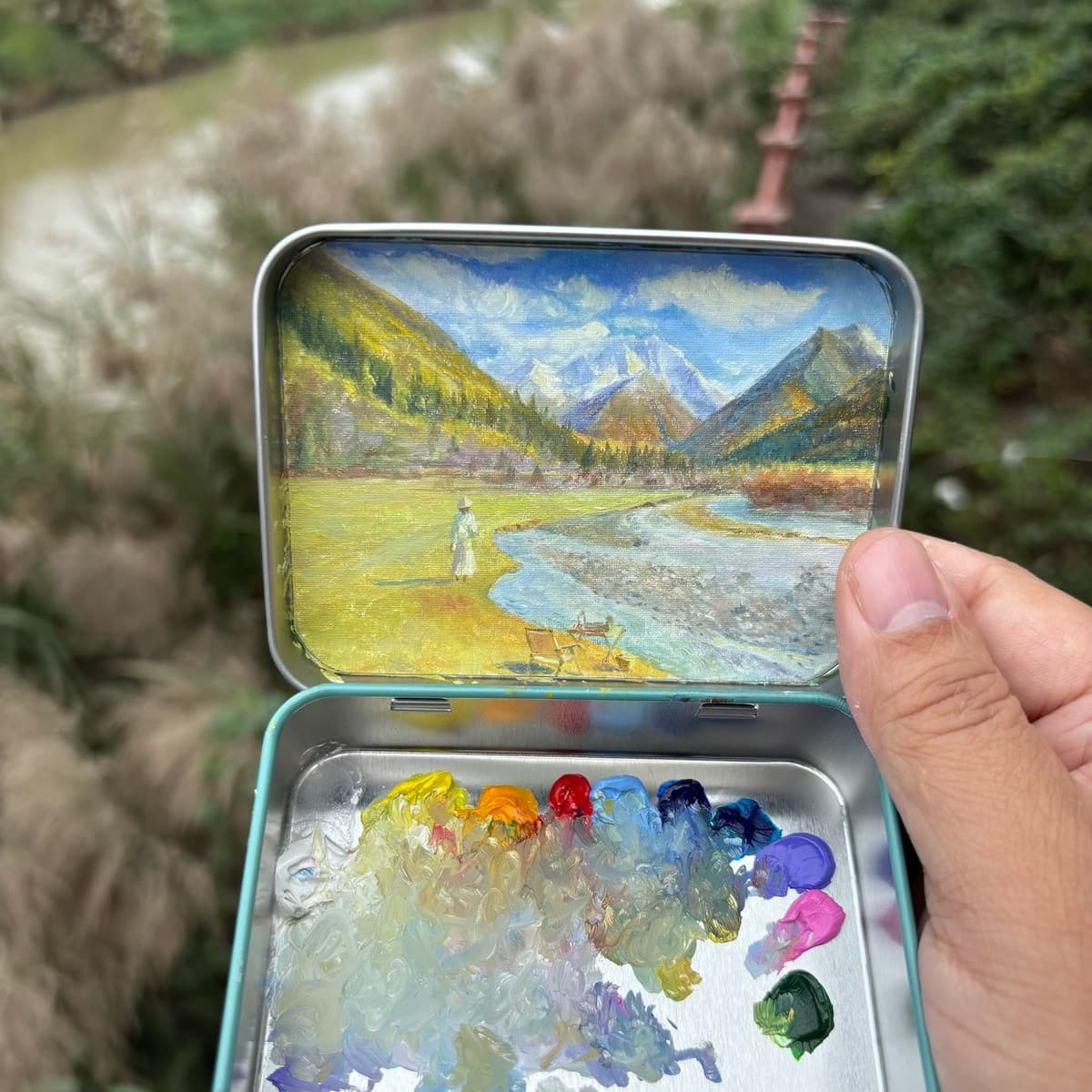Limited Edition Paintings pocket travel painting