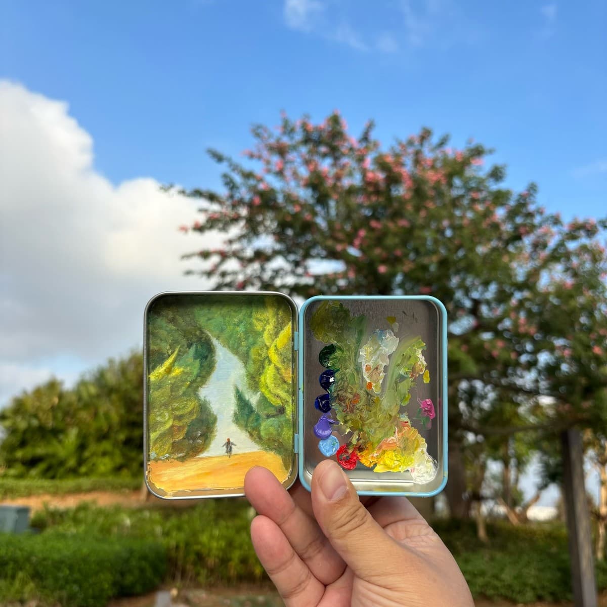 Limited Edition Paintings pocket travel painting